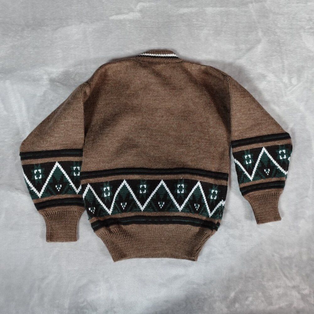 Mickey Mouse Istanbul Embroidered Sweater Toddler Size 3T Vintage Style Brown - Picture 5 of 8